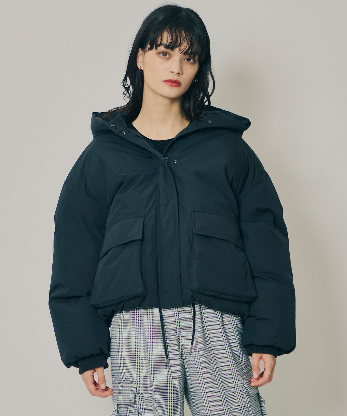 REDYAZEL「フラップポケットファイバーダウンジャケット」|ダウン|