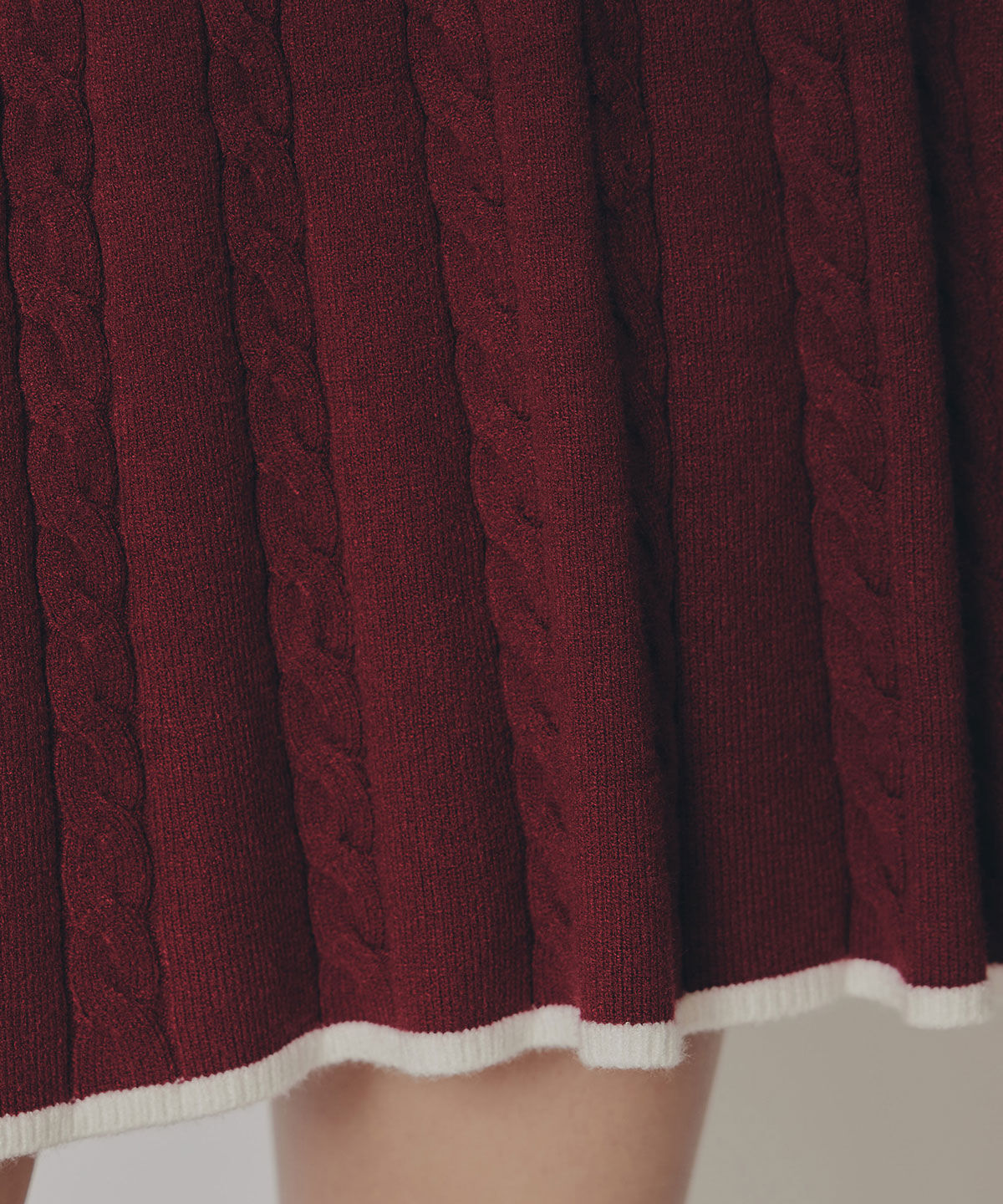 REDYAZEL「ラインケーブルミニニットワンピース」|ワンピース|