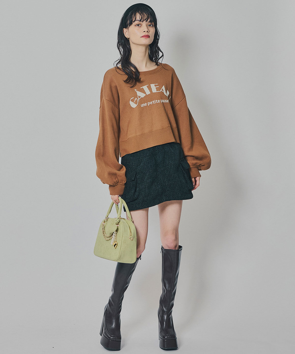 REDYAZEL「スウェットライクジャガードニット」|ニット・セーター|