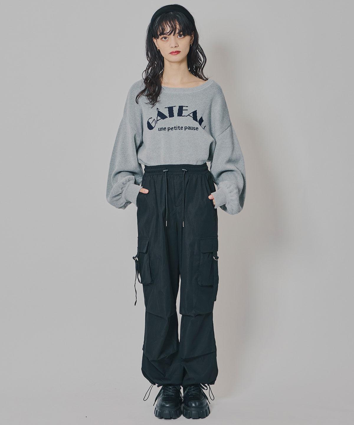 REDYAZEL「スウェットライクジャガードニット」|ニット・セーター|