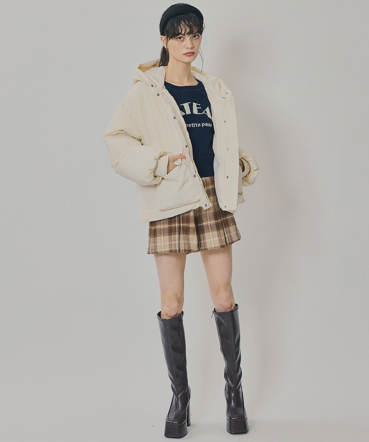 REDYAZEL「スウェットライクジャガードニット」|ニット・セーター|