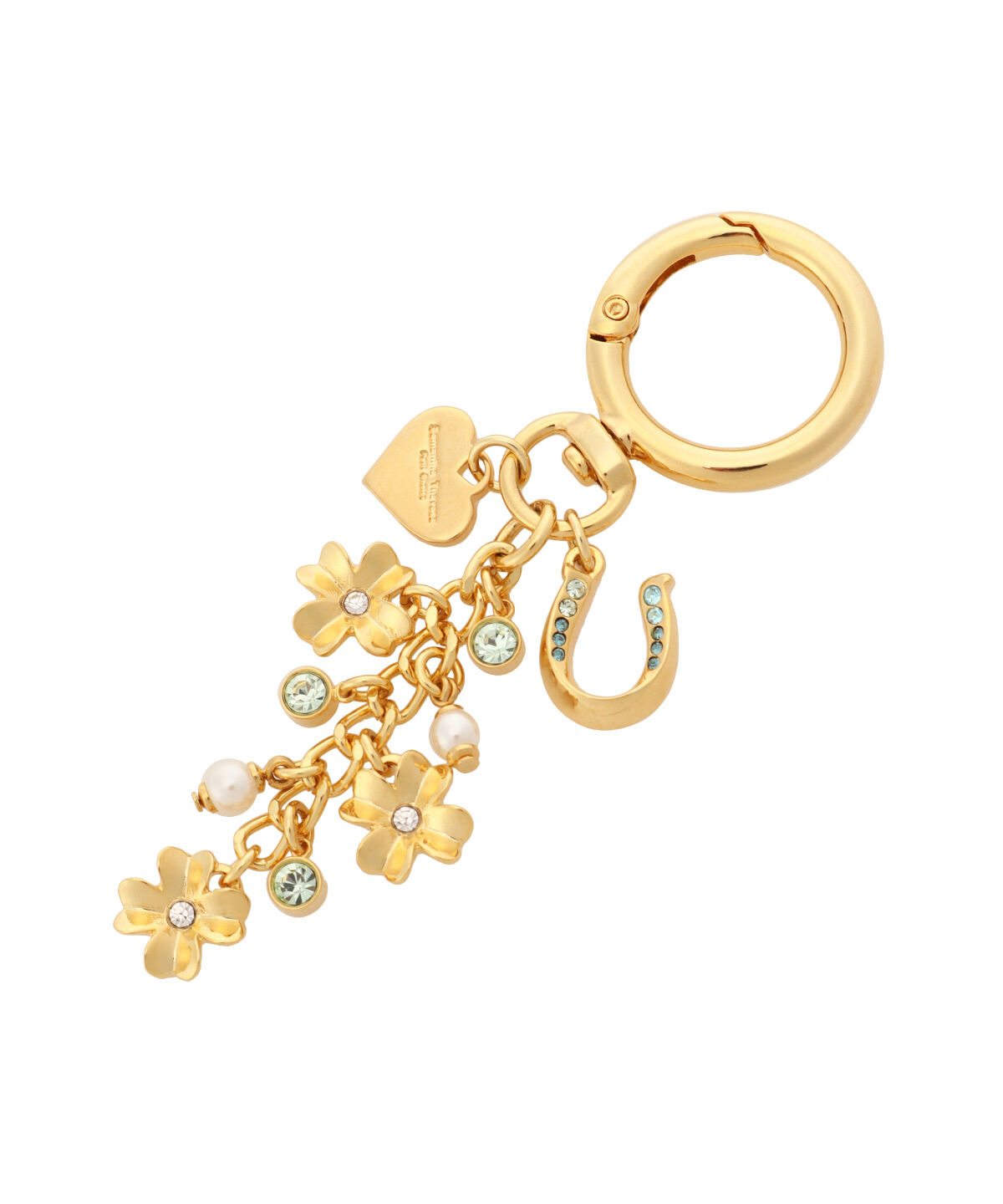 Samantha Thavasa Petit Choice「フープビジューホース キーリング」|チャーム・キーホルダー|ミント