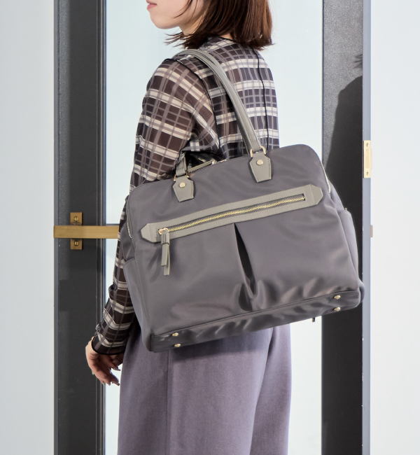 ace.「ace./エース ラポルテム トートバッグ A4 13.3インチサイズ レディースビジネス 68523」|トートバッグ|グレー