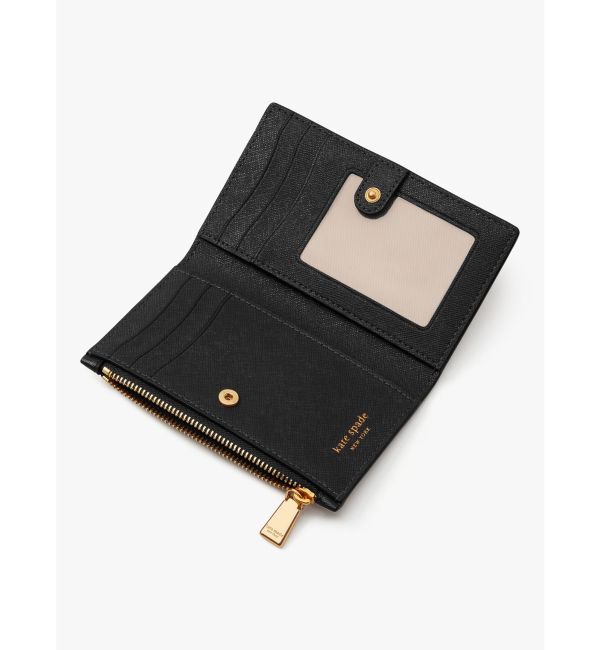 kate spade new york「モーガン ボウ エンベリッシュ スモール スリム バイフォールド ウォレット」|財布|