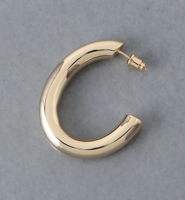 UNITED ARROWS「オーバル フープピアス」|ピアス|