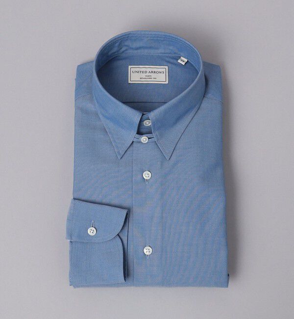 UNITED ARROWS「イージーケア AG シャンブレー タブカラー ドレスシャツ -抗菌防臭-」|シャツ・ブラウス|COBALT