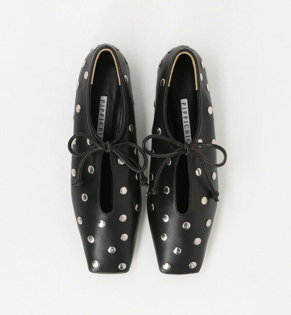 UNITED ARROWS「＜PIPPICHIC＞AMBER STUDS フラットシューズ」|その他|DK.BROWN