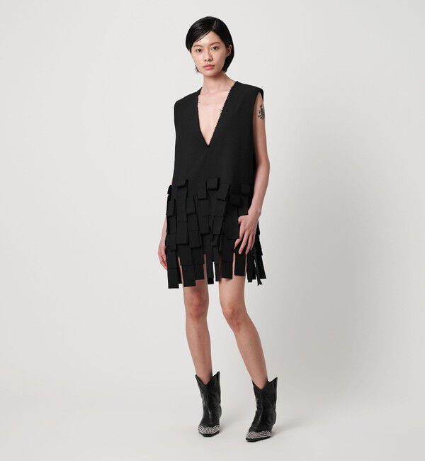 AEWEN MATOPH「＜AEWEN MATOPH＞フリンジミニワンピース」|ワンピース|