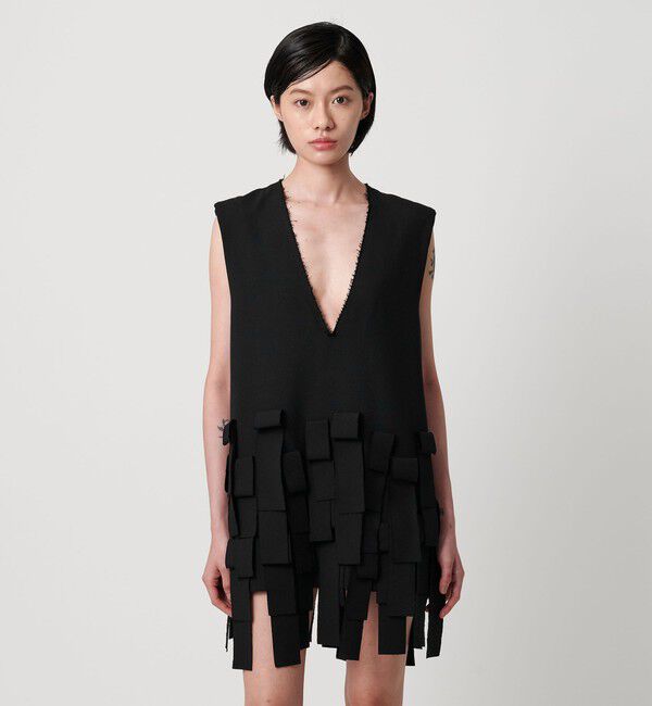 AEWEN MATOPH「＜AEWEN MATOPH＞フリンジミニワンピース」|ワンピース|