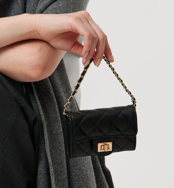 UNITED ARROWS「マイクロ マルチ ウォレット」|財布|BLACK