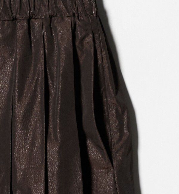 UNITED ARROWS「タフタ プリーツ ラメ スカート」|スカート|