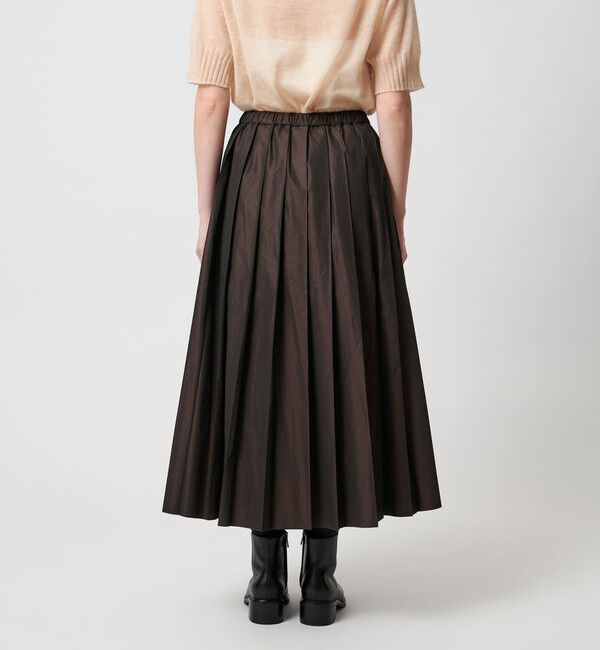 UNITED ARROWS「タフタ プリーツ ラメ スカート」|スカート|