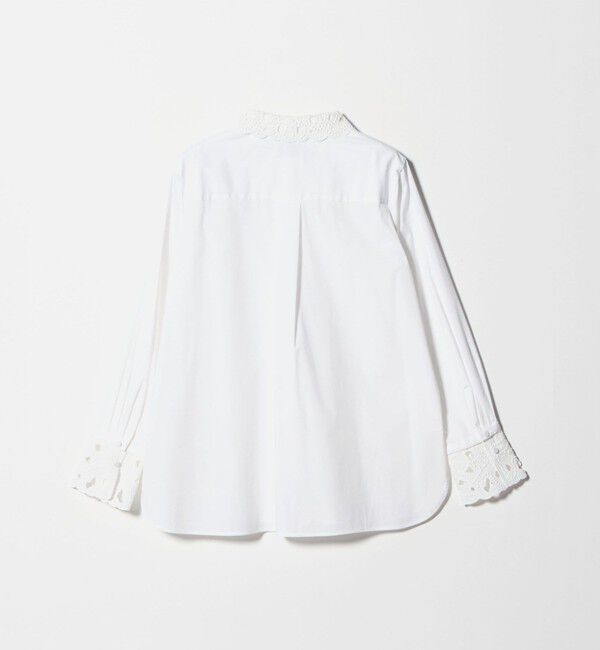 UNITED ARROWS「エンブロイダリー カラー シャツ ‐ウォッシャブル‐」|シャツ・ブラウス|