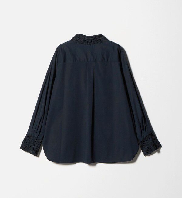 UNITED ARROWS「エンブロイダリー カラー シャツ ‐ウォッシャブル‐」|シャツ・ブラウス|