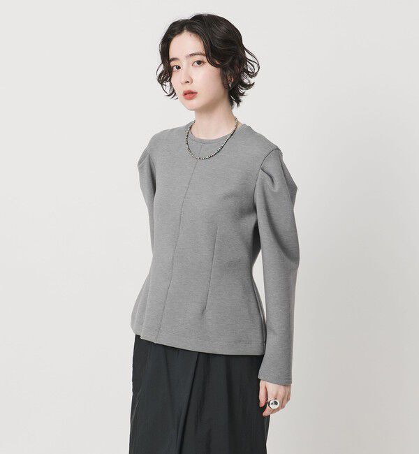 UNITED ARROWS「コンスト シェイプ スウェット ‐ウォッシャブル‐」|Tシャツ・カットソー|MD.GRAY