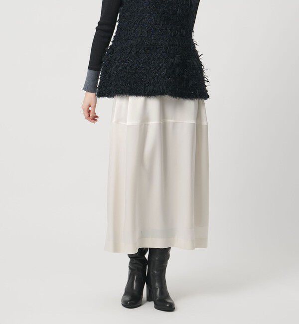 UNITED ARROWS「サテン コクーン スカート ‐ウォッシャブル‐」|スカート|