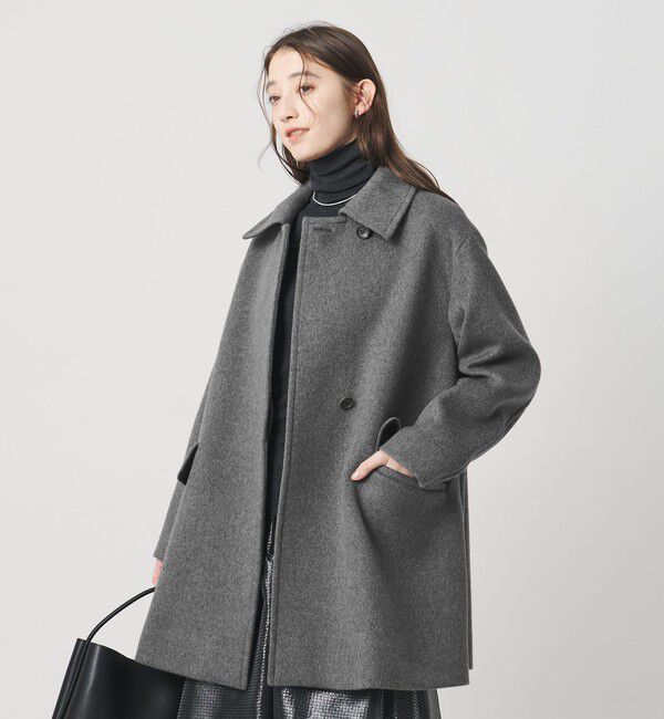 UNITED ARROWS「２WAYカラー ミドルコート」|その他|MD.GRAY