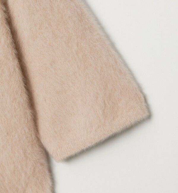 UNITED ARROWS「フォックスカシミヤ ハーフスリーブ Tニット」|ニット・セーター|