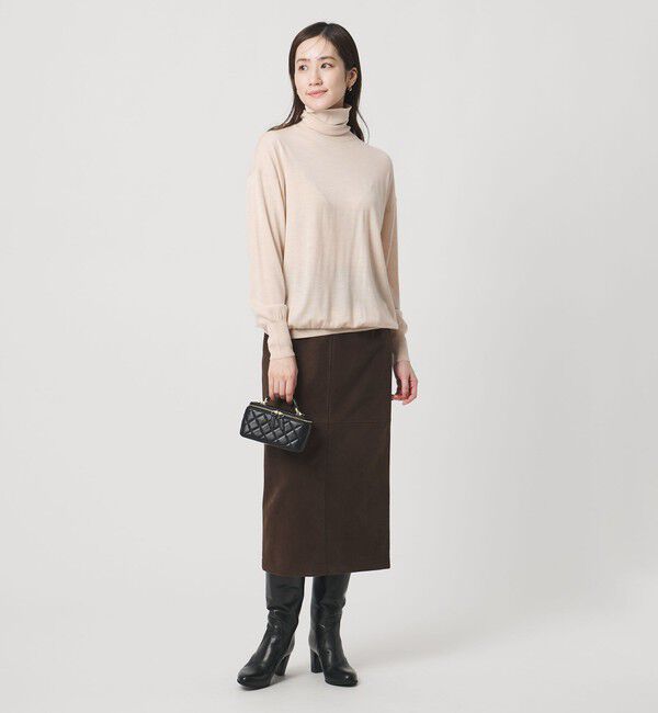 UNITED ARROWS「18G ウール タートルネック ニット ‐ウォッシャブル‐」|ニット・セーター|