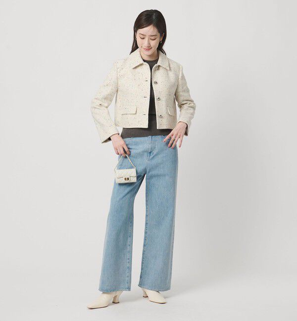 UNITED ARROWS「シルクネップ ツイードライク ジャケット」|テーラードジャケット|