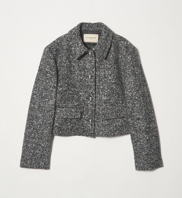 UNITED ARROWS「シルクネップ ツイードライク ジャケット」|テーラードジャケット|