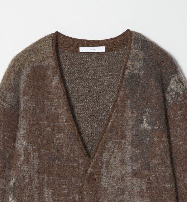 ASTRAET「＜ASTRAET ＞ミックスジャガード Vネックカーディガン」|カーディガン|