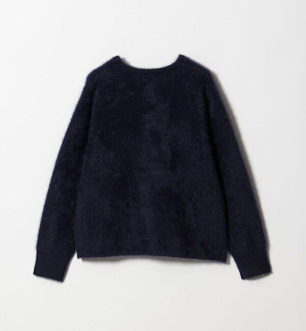 UNITED ARROWS「フォックスカシミヤ フリルコンビ カーディガン」|カーディガン|