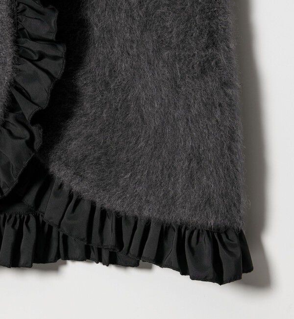 UNITED ARROWS「フォックスカシミヤ フリルコンビ ベスト」|ベスト・ジレ|