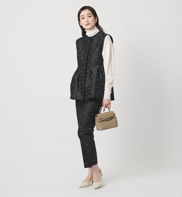 UNITED ARROWS「リボン カットジャガード ベスト」|ベスト・ジレ|