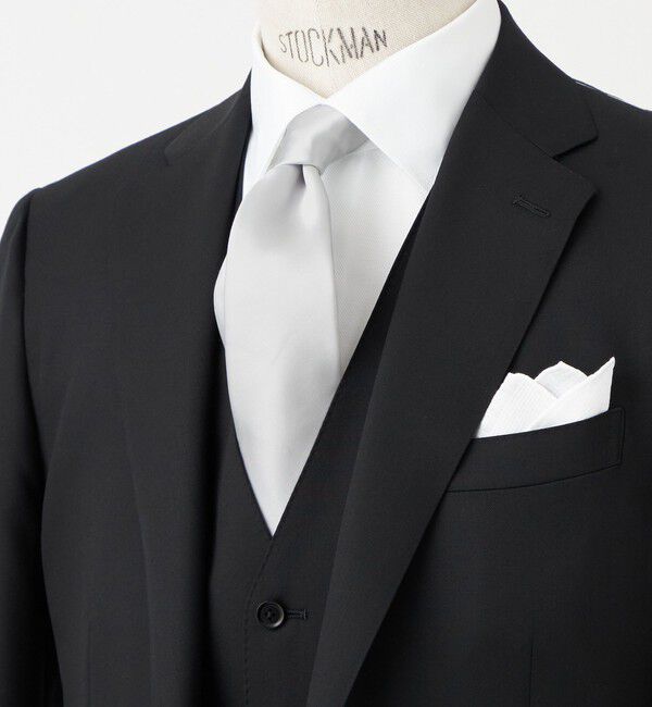 UNITED ARROWS green label relaxing「シルク 8.0cm フォーマル サテン ソリッド ネクタイ」|ネクタイ・蝶ネクタイ|