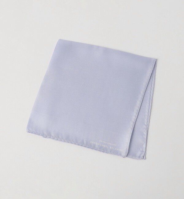 UNITED ARROWS green label relaxing「GLR シルク ソリッド ポケットチーフ」|バンダナ・スカーフ|LILAC