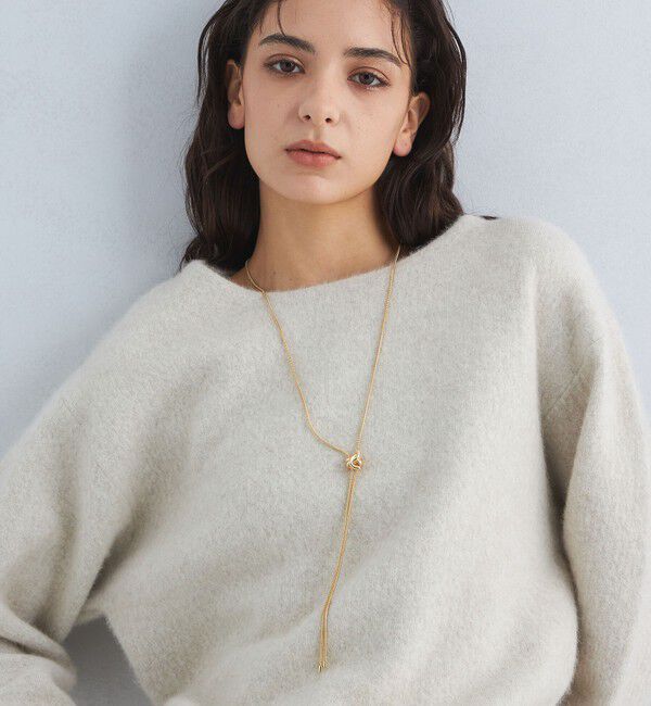 UNITED ARROWS green label relaxing「ツイストモチーフ スネーク タイネックレス」|ネックレス|