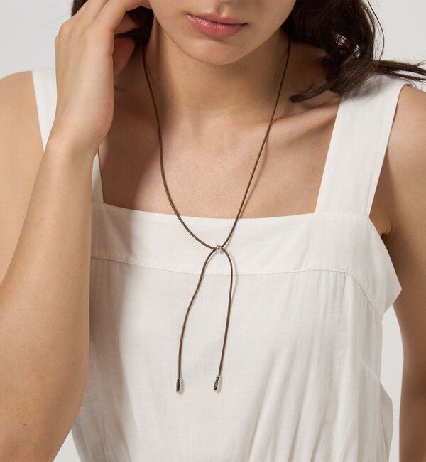 UNITED ARROWS green label relaxing「コードメタルドロップ ネックレス」|ネックレス|