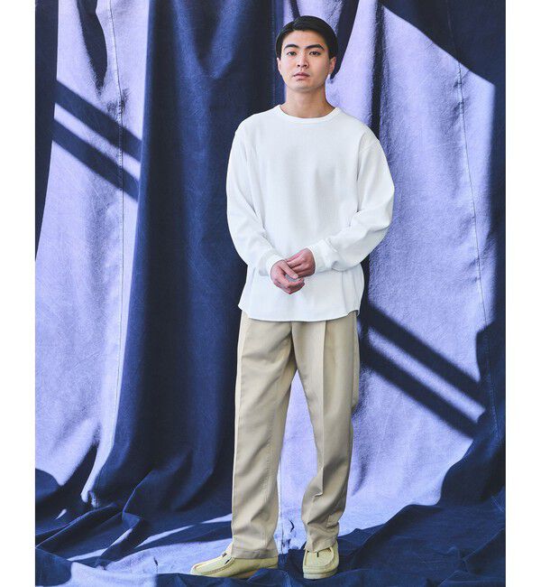 UNITED ARROWS green label relaxing「ドライワッフル クルーネック Tシャツ -吸水速乾-」|Tシャツ・カットソー|