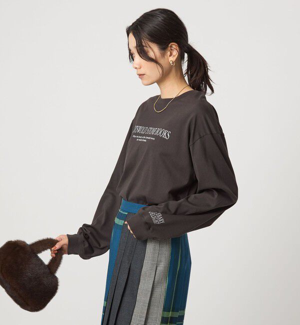 UNITED ARROWS green label relaxing「ロゴ ロングスリーブ Tシャツ」|Tシャツ・カットソー|