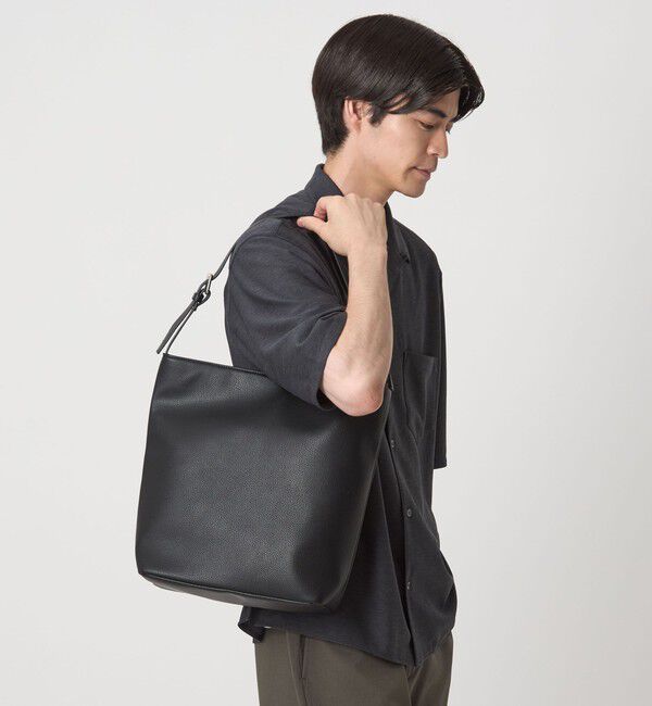 UNITED ARROWS green label relaxing「【WEB限定】GLR レザーライク ファンクショナル ショルダーバッグ」|ショルダー・メッセンジャー|