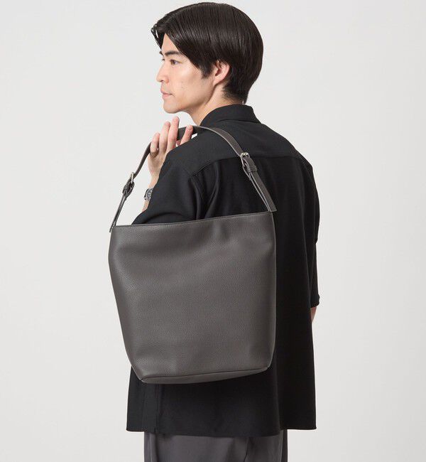 UNITED ARROWS green label relaxing「【WEB限定】GLR レザーライク ファンクショナル ショルダーバッグ」|ショルダー・メッセンジャー|