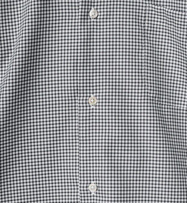 UNITED ARROWS green label relaxing「エブリット コットンオックス ギンガムチェック スナップ ボタンダウン シャツ -イージーアイロン-」|シャツ・ブラウス|