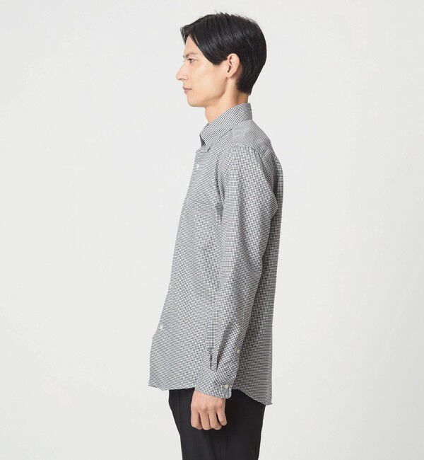 UNITED ARROWS green label relaxing「エブリット コットンオックス ギンガムチェック スナップ ボタンダウン シャツ -イージーアイロン-」|シャツ・ブラウス|