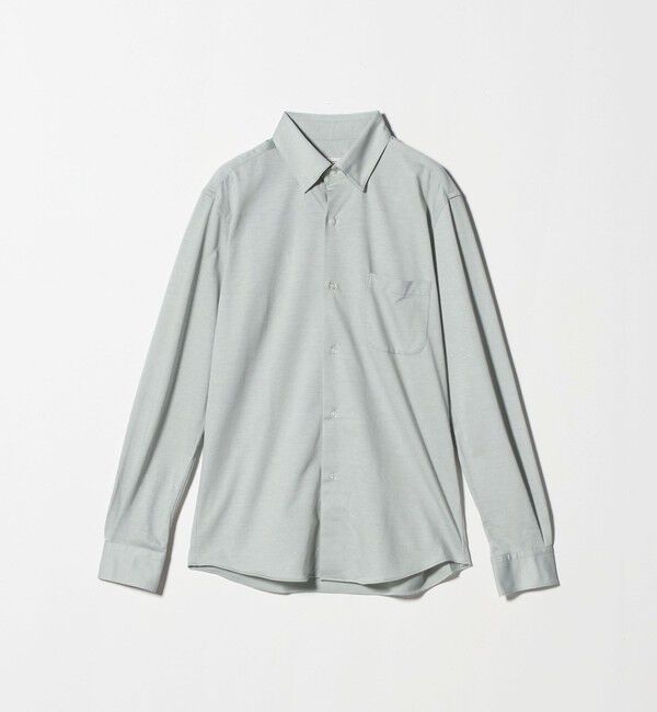 UNITED ARROWS green label relaxing「エブリット TC ジャージー スナップ ボタンダウン シャツ -イージーアイロン・吸水速乾・抗菌-」|シャツ・ブラウス|