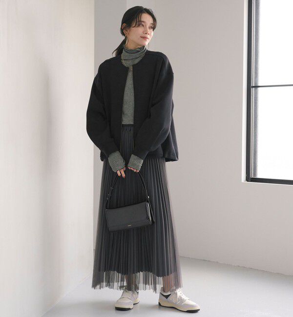 UNITED ARROWS green label relaxing「ダンボール ノーカラー ブルゾン」|ブルゾン・スタジャン|