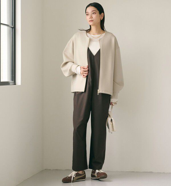 UNITED ARROWS green label relaxing「ダンボール ノーカラー ブルゾン」|ブルゾン・スタジャン|