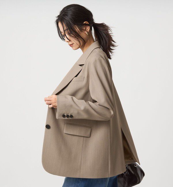 UNITED ARROWS green label relaxing「ツイル テーラード 2ボタン ジャケット」|テーラードジャケット|