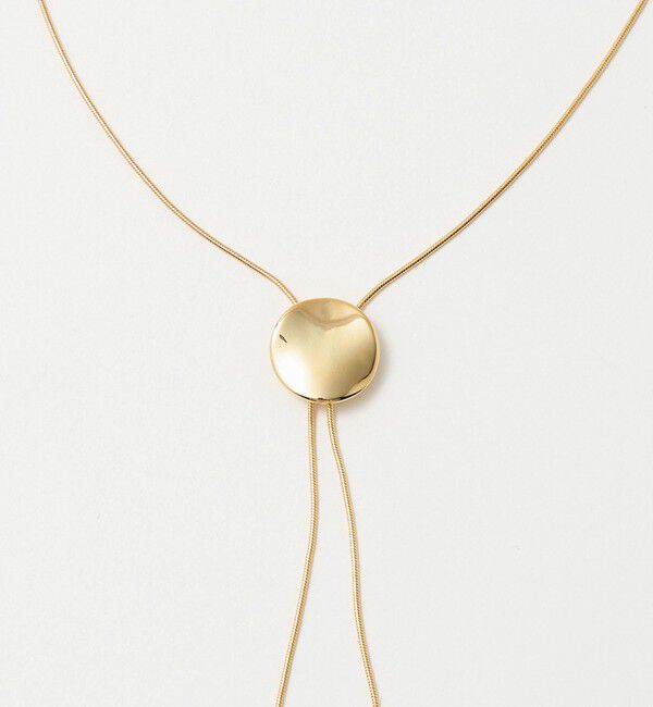 UNITED ARROWS green label relaxing「サークルプレート Yスライド ネックレス」|ネックレス|