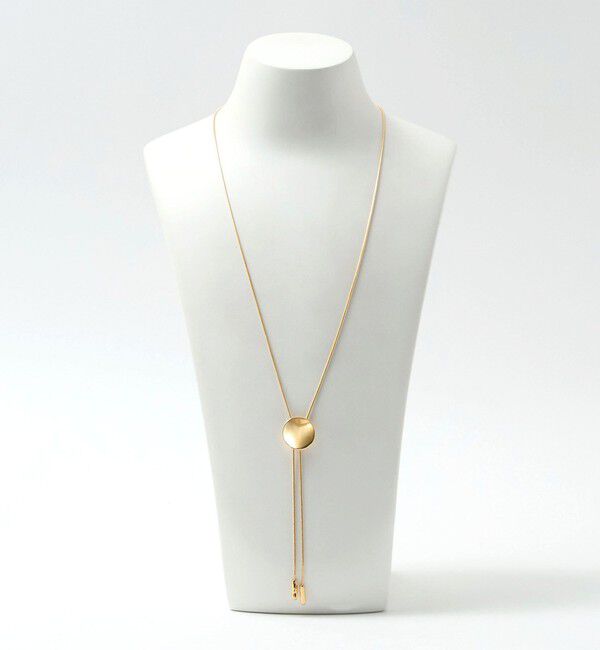 UNITED ARROWS green label relaxing「サークルプレート Yスライド ネックレス」|ネックレス|