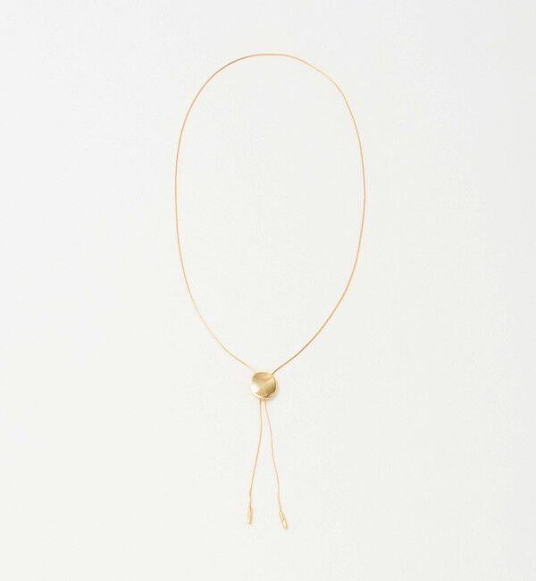 UNITED ARROWS green label relaxing「サークルプレート Yスライド ネックレス」|ネックレス|