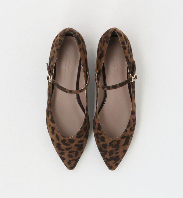 UNITED ARROWS green label relaxing「Vカット ストラップ フラットシューズ 撥水」|パンプス|