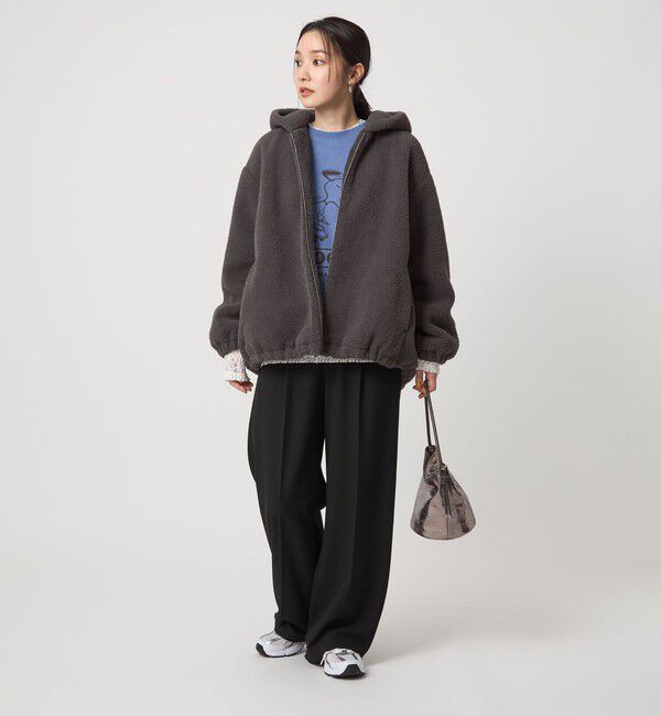 UNITED ARROWS green label relaxing「【WEB限定】＜at ease＞オルマイ ワイド パンツ マシンウォッシャブル ストレッチ 帯電防止」|その他|