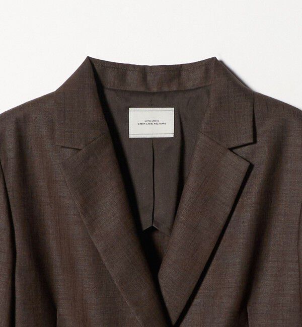 UNITED ARROWS green label relaxing「ライト エアリー ダブル ジャケット」|テーラードジャケット|