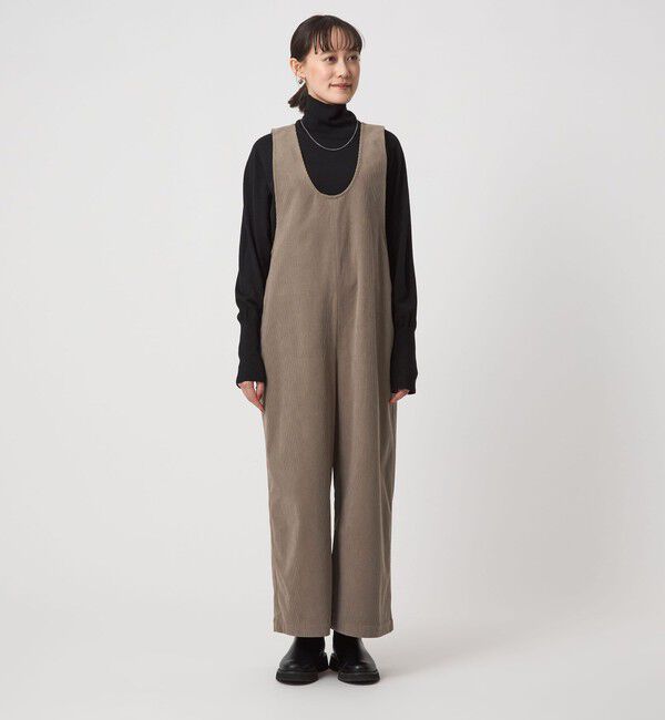 UNITED ARROWS green label relaxing「オルマイ コール ジャージー オールインワン マシンウォッシャブル ストレッチ」|オールインワン|